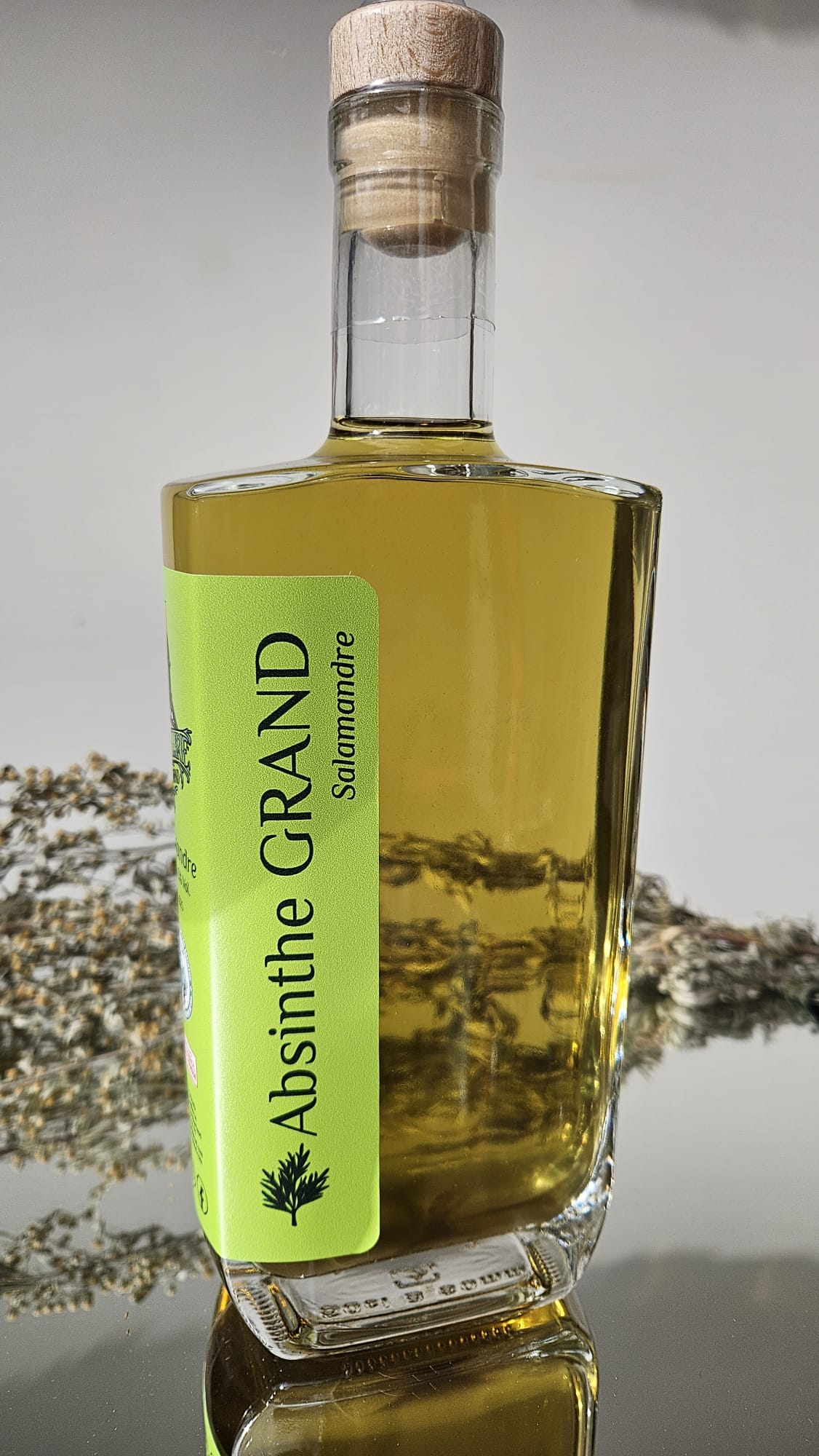 Absinthe GRAND Salamandre - 65% Vol. (Macération à chaud)